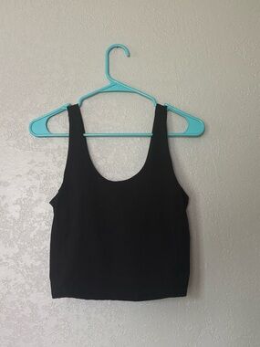DSG women’s black tank top with built in bra